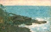 Charles W. Bartlett Charles W. Bartlett's watercolor and ink Hana Maui Coast, 1920 oil painting artist